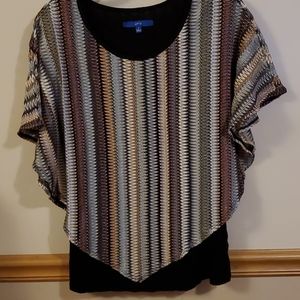 APT 9 Poncho Style Shirt